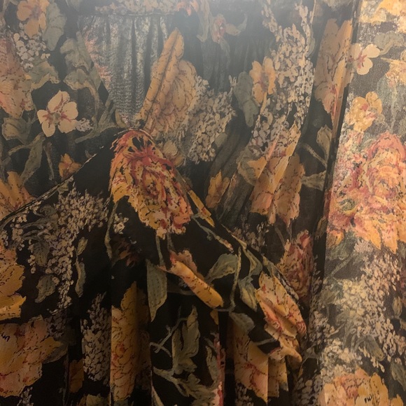 SOLD ASOS Premium Kimono Maxi Dress - Floral Wide Sleeve Tie  Maxi Dress* - Picture 7 of 12